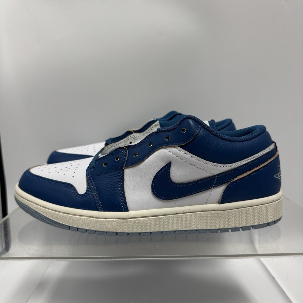Brand New Nike Air Jordan 1 One Low SE White Blue Shoes FN5214-141 Men's Size 9